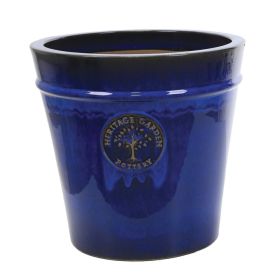 Heritage Conical Pot - Blue 20cm